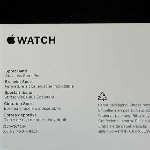 NWT APPLE - 42mm Purple Fog Sport Band - S/M - Picture 3 of 8